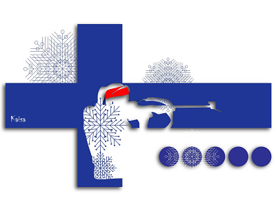 Kaisa biathlon graphicdesigner illustration kaisa mäkäräinen