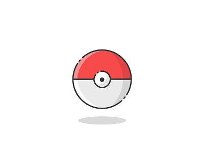 Pokeball anime design icon illustration pokeball pokemon pokemongo vector