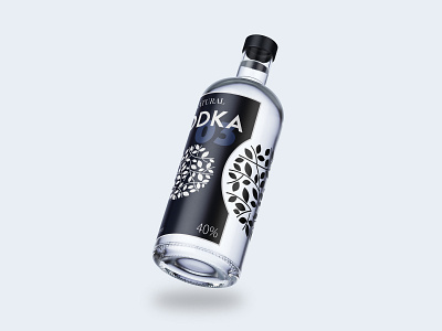 Label design for vodka