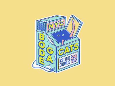 Bodega Cats NYC artwork badgedesign bodega branding cats graphic design illustration illustrator lettering logo merch design photoshop typography vector
