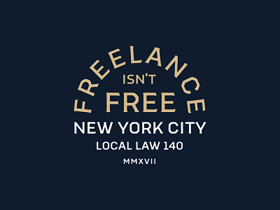 Freelance Isn't Free badgedesign branding freelance graphic design illustration illustrator lettering logo nyc payme photoshop typography vector