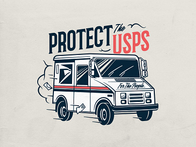 Save the mail! badgedesign branding graphic design illustration illustrator lettering logo photoshop protect the usps save the mail typography usps vector