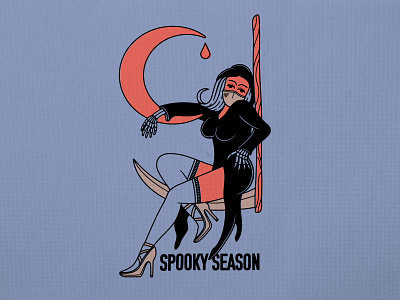 Spooky Season badgedesign branding graphic design halloween illustration illustrator lettering photoshop spooky traditional tattoo typography vector