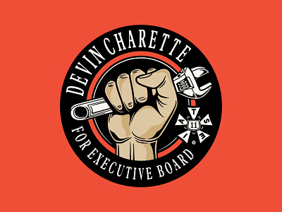 Union Badges badgedesign brand identity branding fist graphic design illustration illustrator lettering logo typography union vector worker