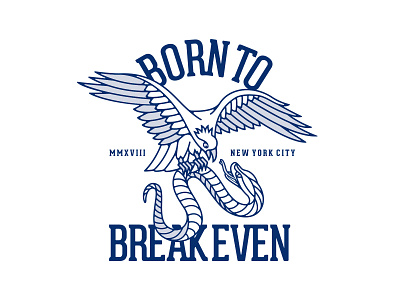 Born to Break Even branding design graphic design illustration illustrator logo minimal photoshop traditional tattoo typography vector
