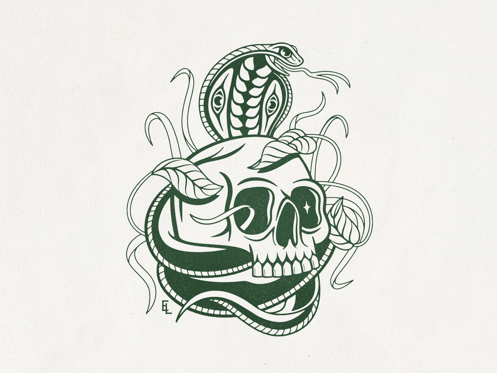 Cobra / Skull Variant by Eric Lee on Dribbble