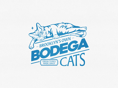 Bodega Cats badgedesign band artwork branding design graphic design illustration illustrator logo merch design photoshop tshirt art typography vector