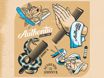 Barber Shop Illustrations By Eric Lee On Dribbble Barber Shop Illustrations By Eric Lee On Dribbble