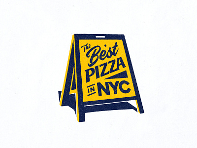 Best Pizza in NYC badgedesign branding graphic design illustration illustrator logo nyc photoshop texture typography vector