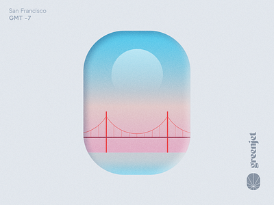 GreenJet Destinations: San Francisco brand identity branding design illustration