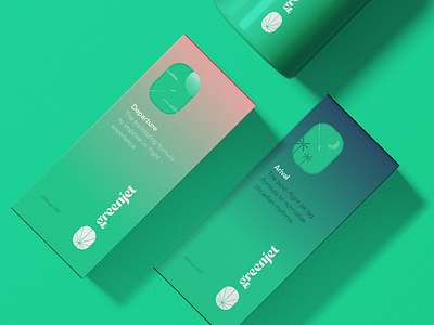 GreenJet Packaging brand identity packaging