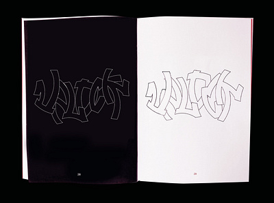 UNLOCK BRANDBOOK black white book brandbook dance graffity