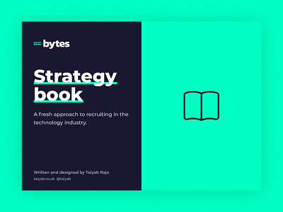 Bytes - Re-inventing technology recruiting blue book branding green recruit recruiter recruiting recruitment recruitment agency strategy