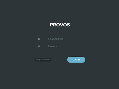 Provos Login email form login password simple