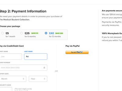 Purchase Form