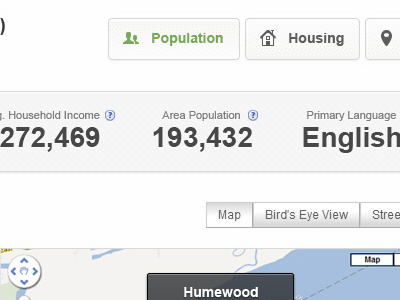 Lifestyle Community button community green housing lifestyle maps population views