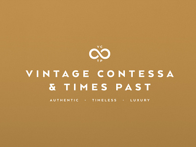 Vintage Contessa Logo brand design branding design identity identity design logo logo design luxury typography
