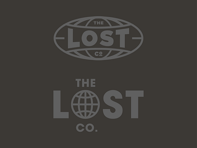 The Lost Co. apparel badge branding design illustration lockup logo outdoors screenprint typography vector