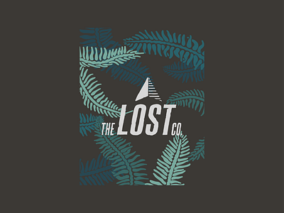 The Lost Co. apparel branding design floral illustration logo outdoors pattern screenprint vector