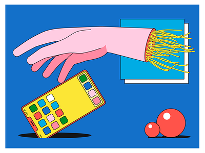 Phone Disease illustraor illustration phone vector