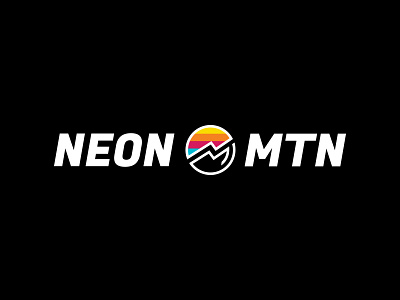 Neon Mtn - Filmmaking Logo brand identity branding design filmmaker graphic design logo logo design media monogram neon vector