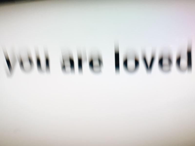 you are loved design distort photography