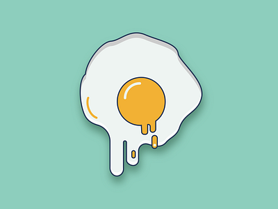 Egg app art brand branding breakfast character design dribbble egg flat icon identity illustration illustrator logo minimal mornings type vector website