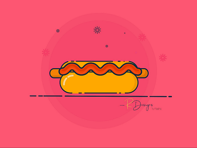 Hotdog hotdog illustration vectors