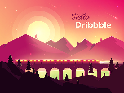 Train to Dribbble