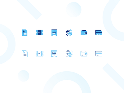 Fin-tech App Dashboard Icons