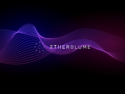 Etherblume Logo (Concept) blume branding crypto ether ethereum graphic design logo vector waveform