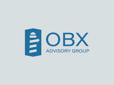 OBX Advisory brand identity branding logo
