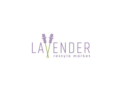 Lavender Logo boutique branding furniture lavender logo retail