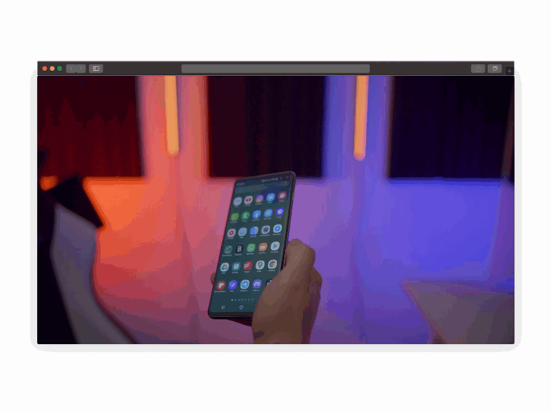 Hologram aftereffects futuristic hologram phone uidesign