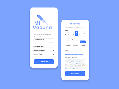 Appointment schedule adobexd covid19 health medicine uidesign vaccine