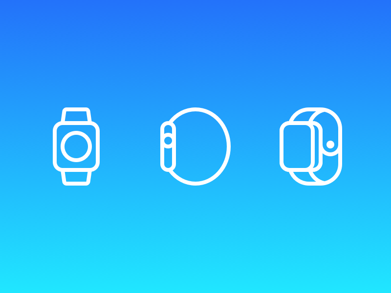 Free Apple watch icons by Denis Rodchenko on Dribbble