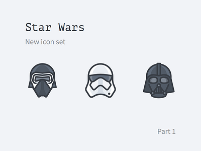 Star Wars dart vader helmet icon icons kylo outline star wars stormtrooper