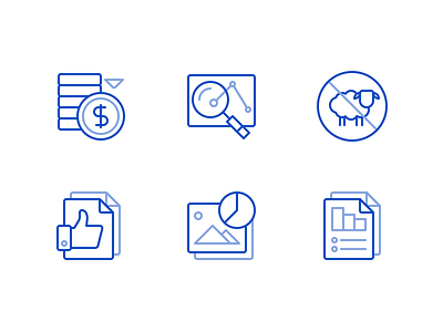 Some Icons data icons illustration like money rodchenkod sheep statistics