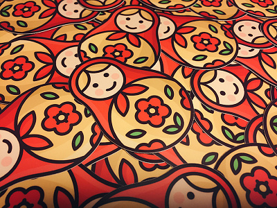 Matryoshka sticker