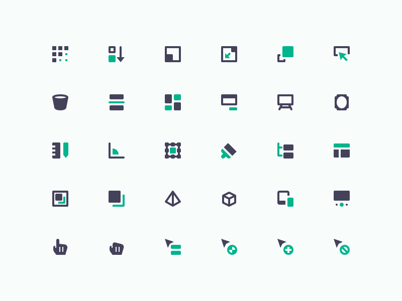 Design & Development (mini icons) by Denis Rodchenko on Dribbble