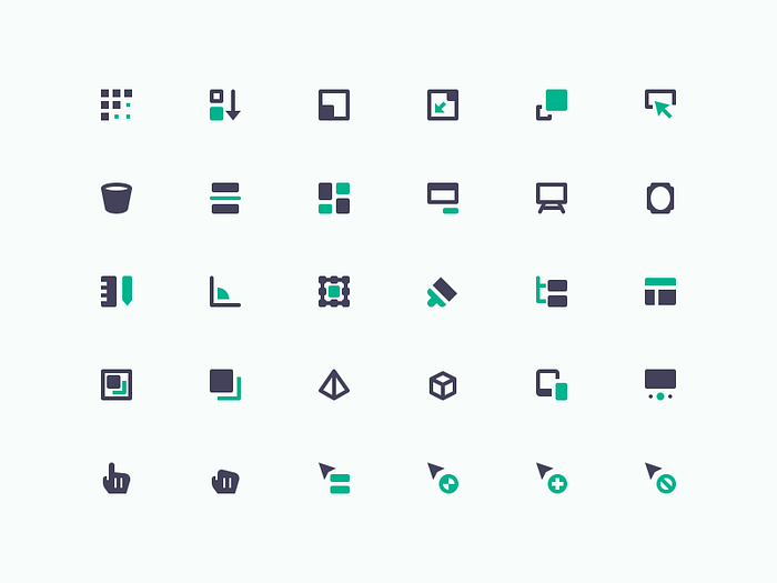 Design & Development (mini icons) by Denis Rodchenko on Dribbble