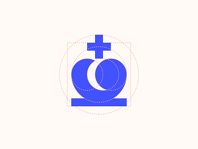 Geometric Chess King chess geometry grid icon illustration king logo mark minimal