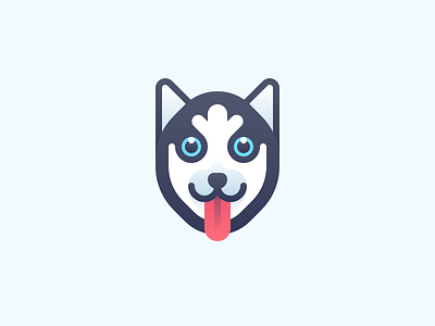 Husky animals dog husky icon iconset illustration minimal
