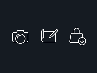 AppForType Icons create icons iconset illustrations photo photo app shop