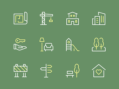 Building & Constructions Icons