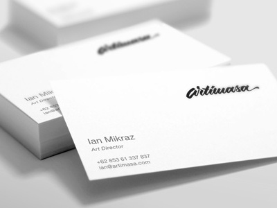 Artimasa Brand Identity brand brush identity lettering logo script