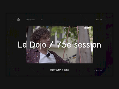 Le Dojo / 75è session — Home page