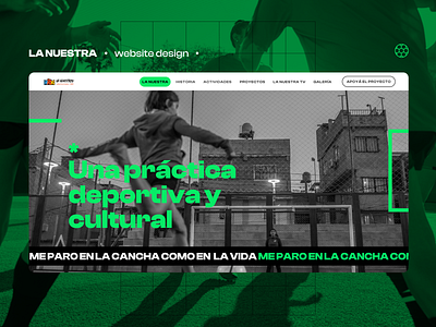 La Nuestra Website barcelona brand branding california design europe football graphic design illustration logo san francisco typography ui usa ux vector website