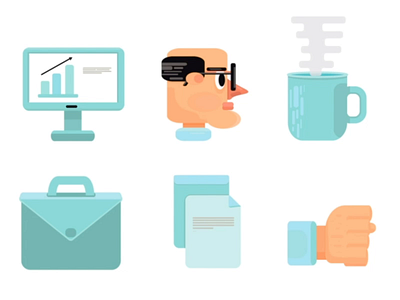 icon set - office animation application corporate corporate business card icon icon design icon set iconography illustrator interface mobile mobile ui motion design motion graphics office ui uidesign vector web