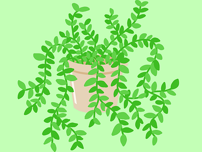 Pothos art design earth green greenery illustration plant illustration planter plantpot plants pothos